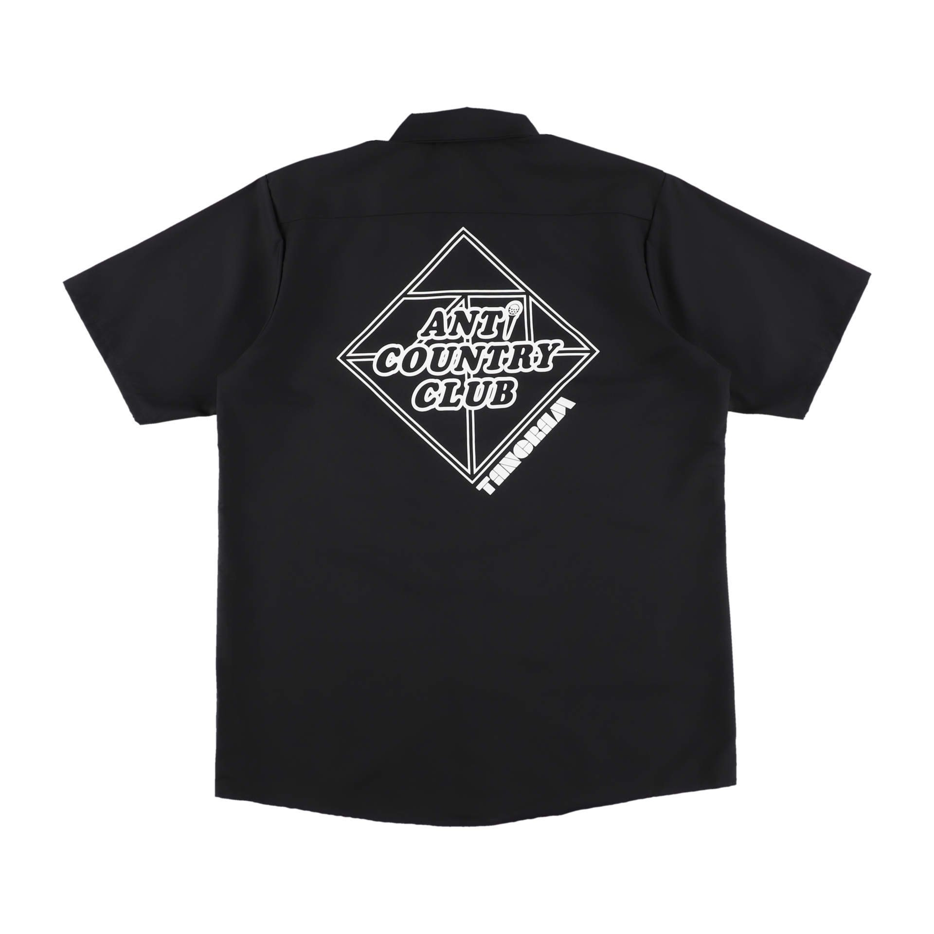 ANTi COUNTRY CLUB × TANGRAM WORK SHIRTS BLACK ACC_TG-SH01