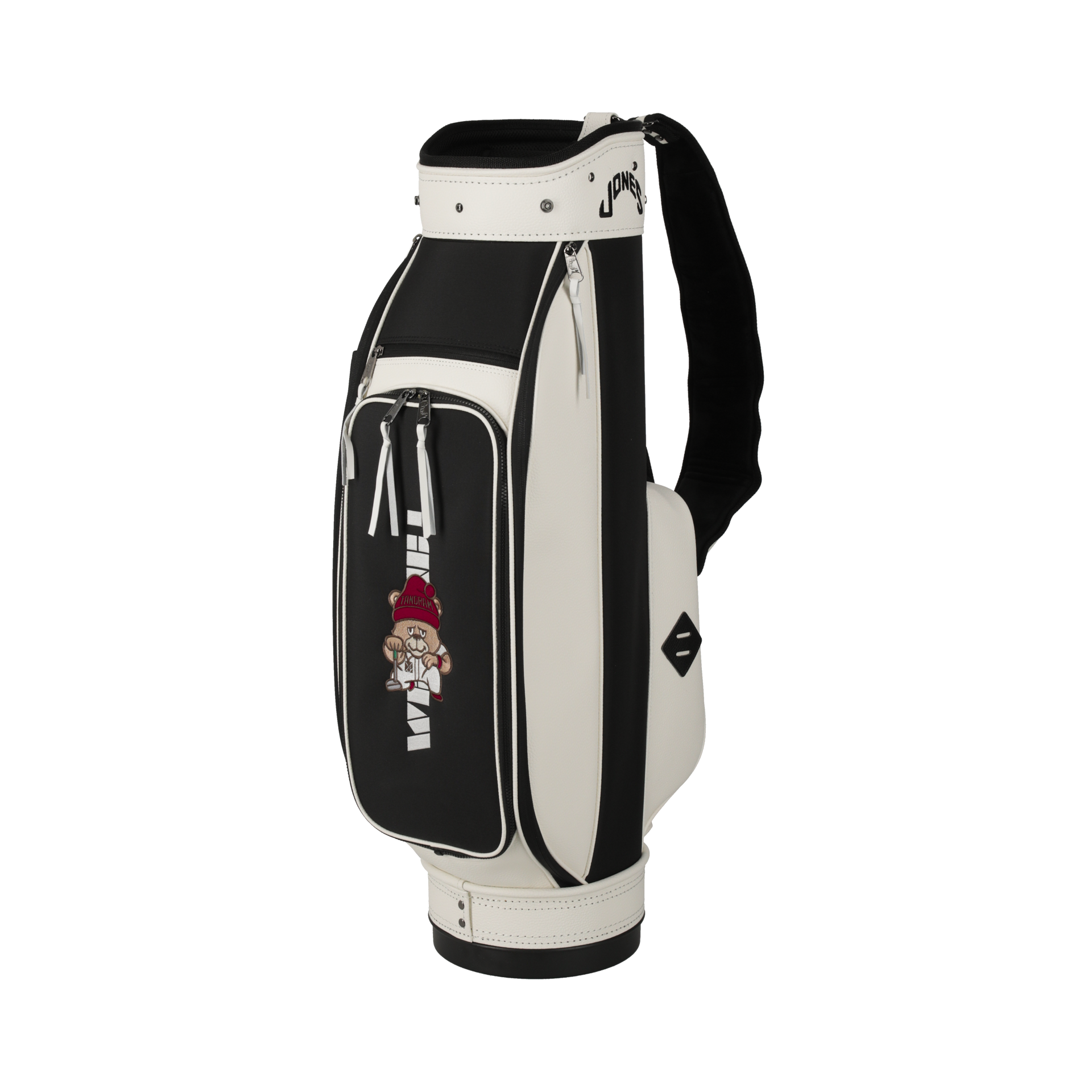 JONES × TANGRAM RIDER RIPSTOP CADDY BAG BLACK TGA-G91