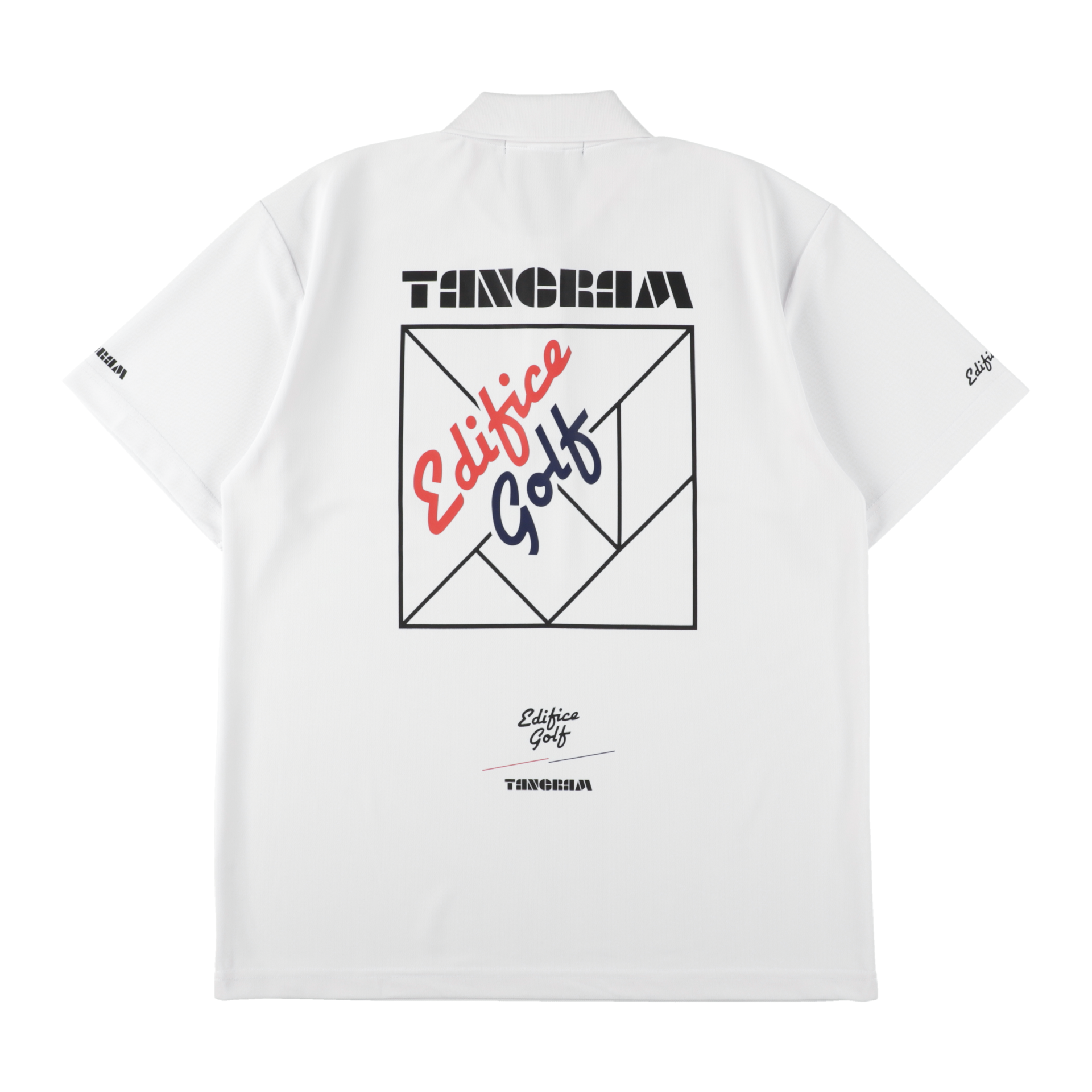 EDIFICE GOLF × TANGRAM 5TH ANNIV. POLO SHIRTS WHITE TGS-MPL129