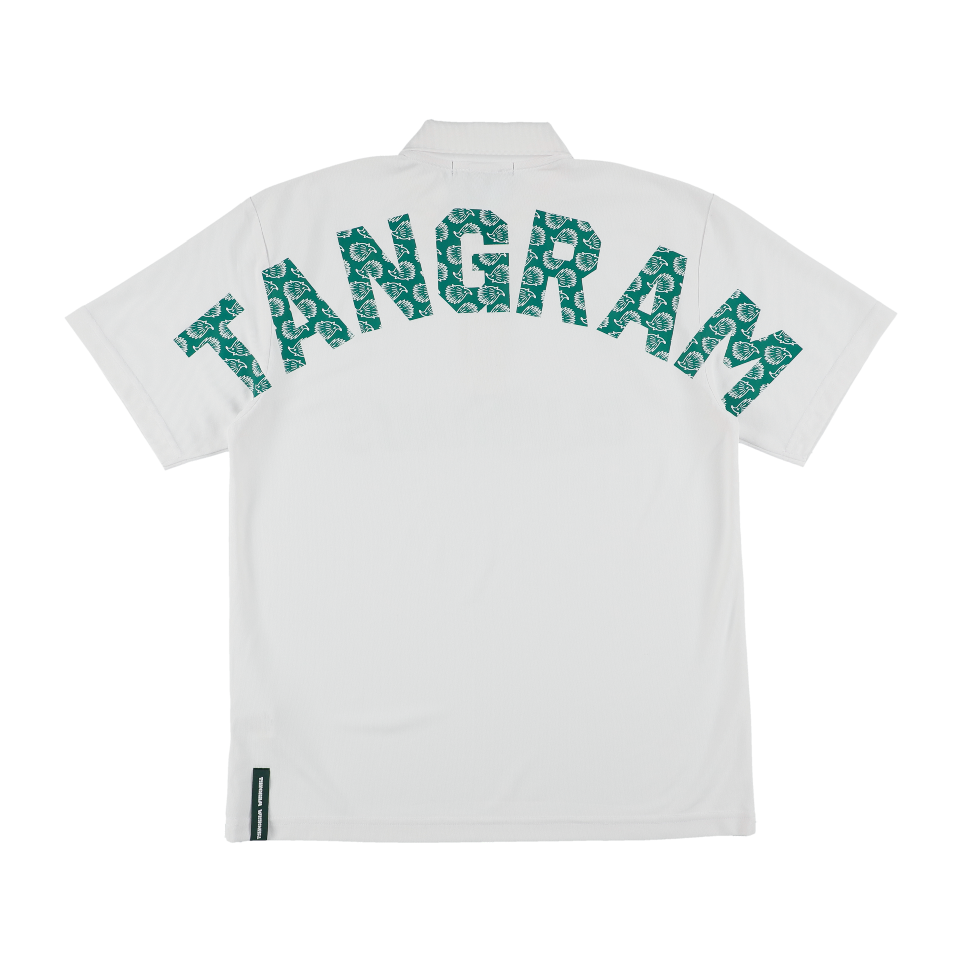 CLUBHAUS × TANGRAM ARCH HEDGEHOG POLO SHIRTS WHITE TGS-MPL41