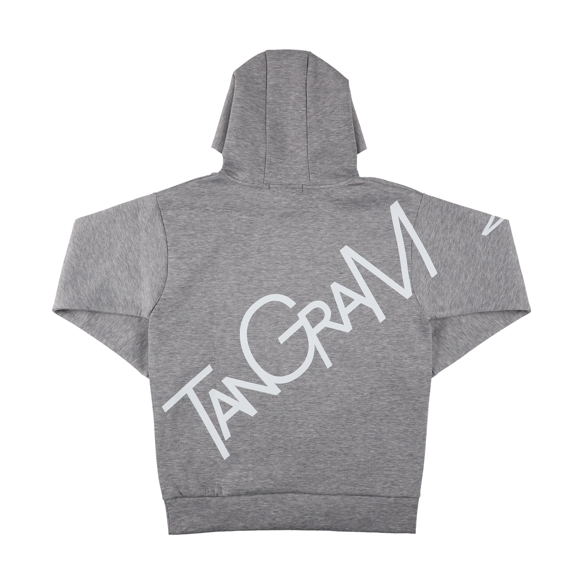 やだもぅ DOUBLE KNIT BIG TSL LOGO HOODIE GRAY TGA-MF44 – TANGRAM