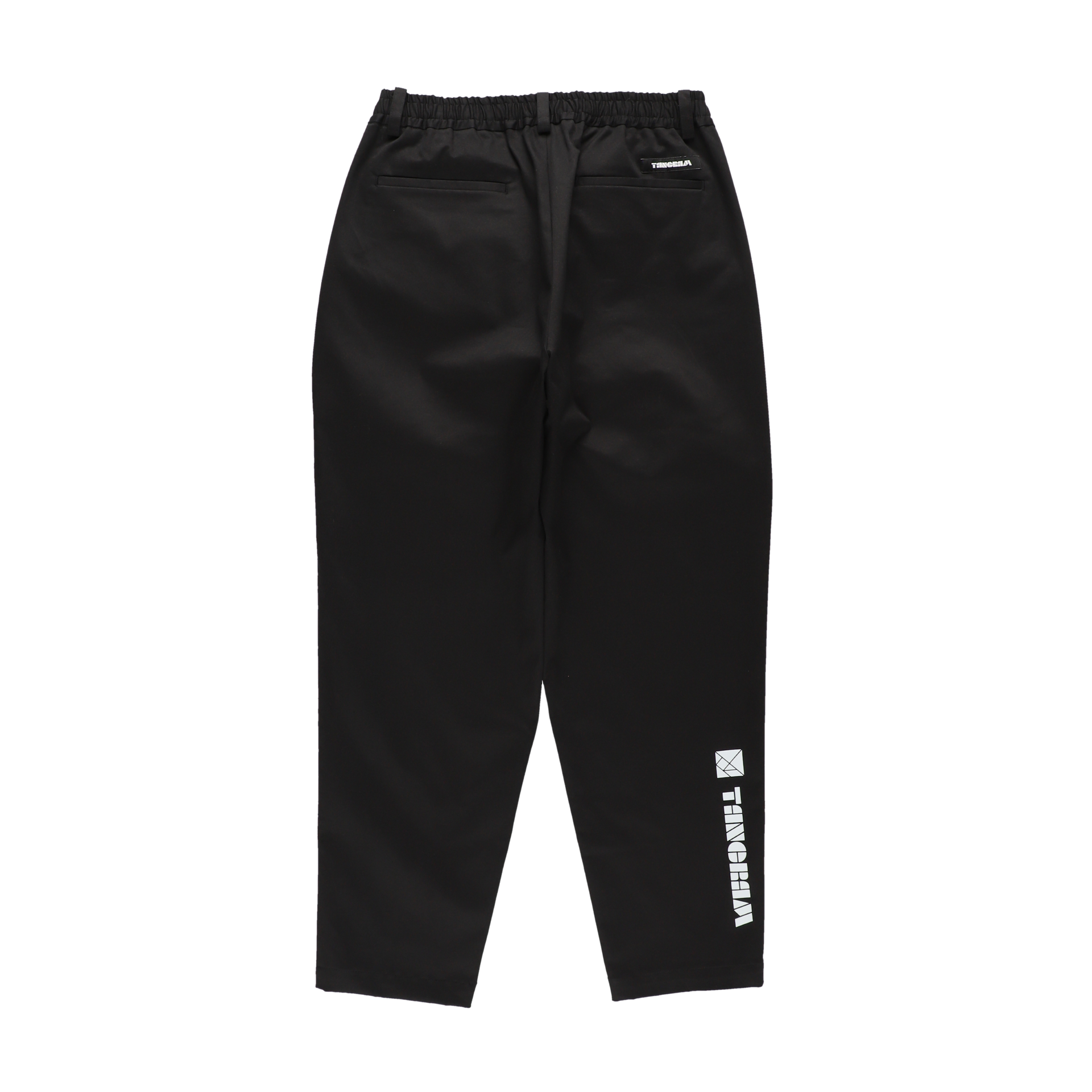 BASIC LOGO EASY PANTS BLACK TGA-MP84 – TANGRAM
