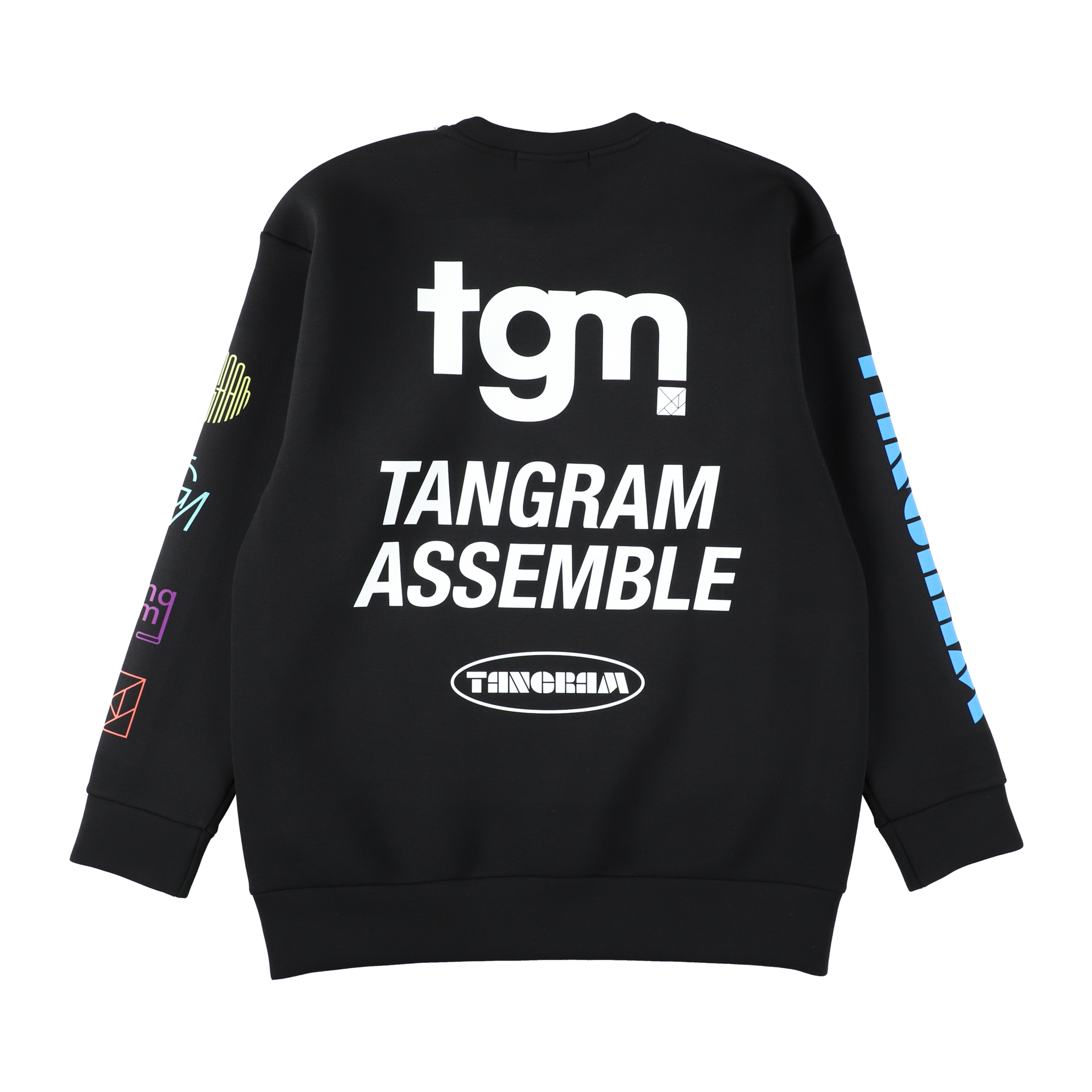 CLUBHAUS × TANGRAM DOUBLE KNIT CREW TGA-MT147_BK_2.png?v=1732805689