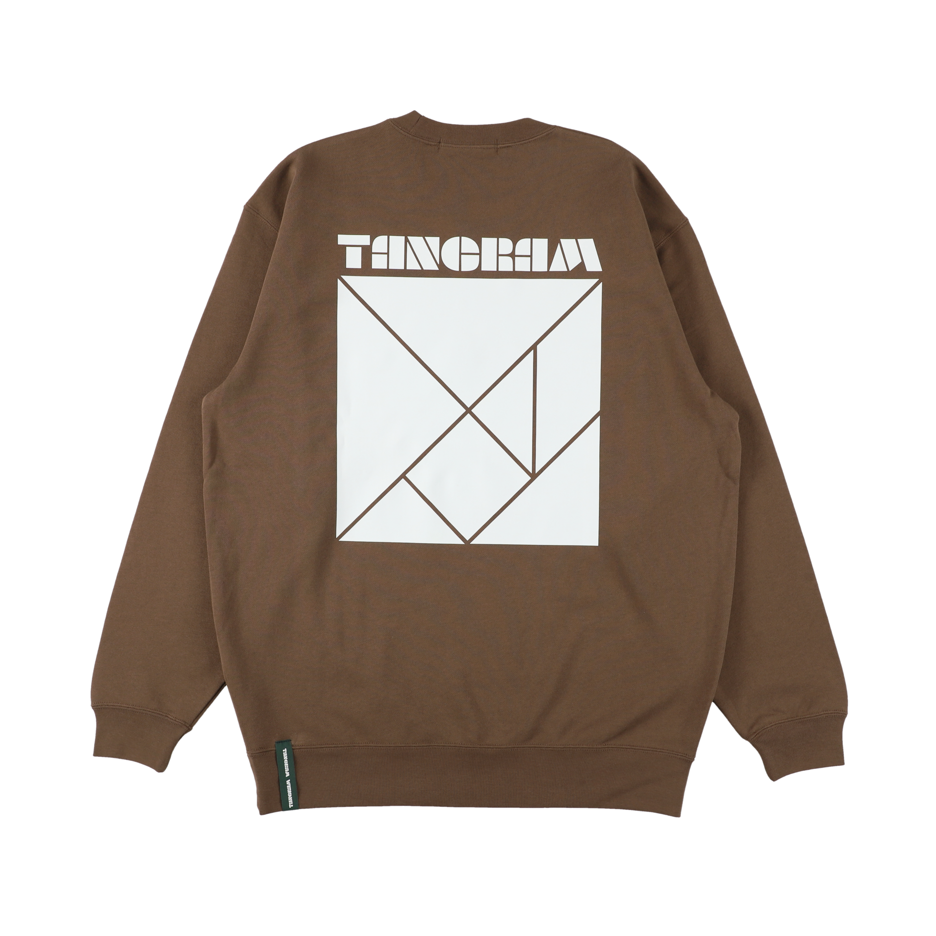 BASIC LOGO SWEAT CREW BROWN TGA-MT95 – TANGRAM BASIC LOGO SWEAT CREW BROWN TGA-MT95 – TANGRAM
