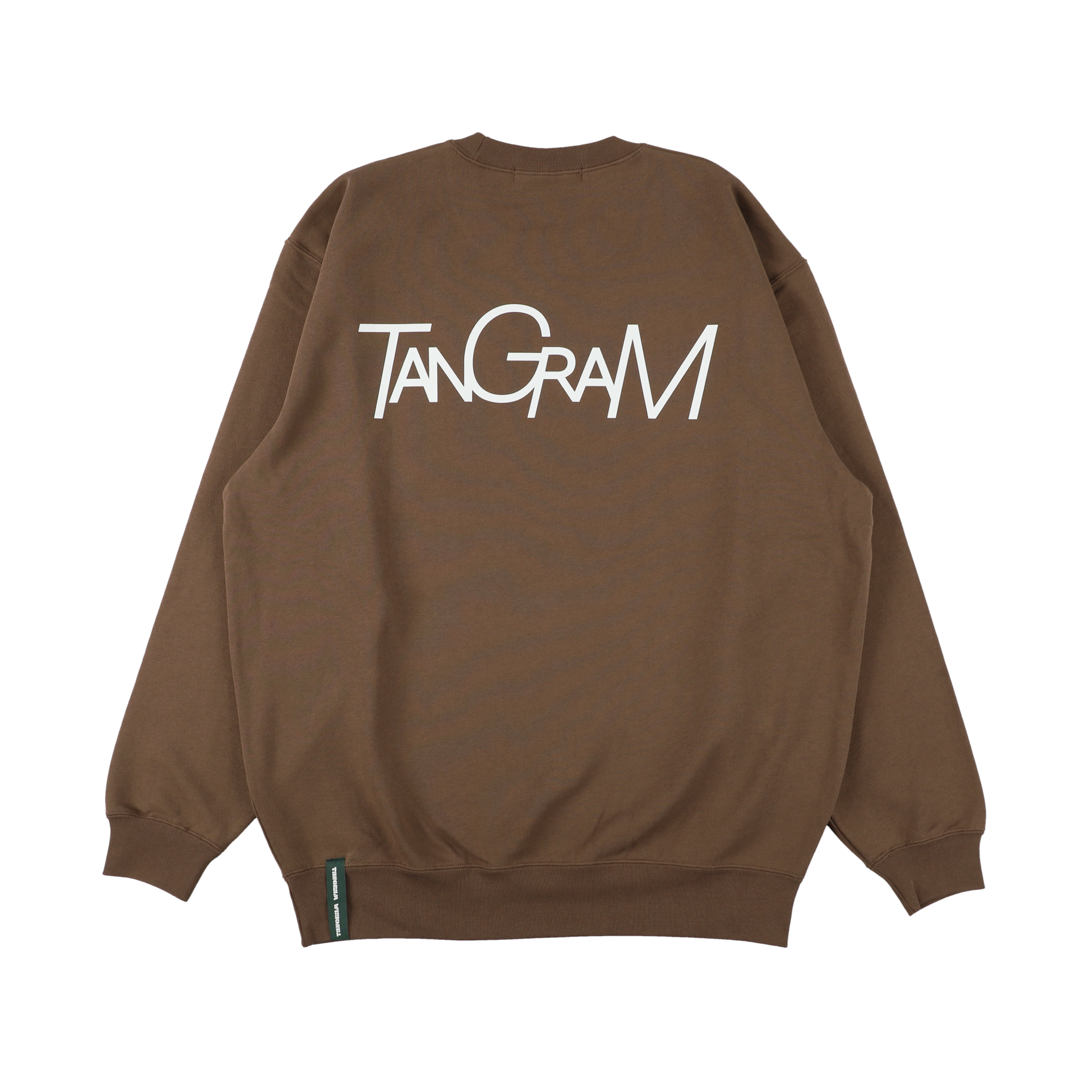TSL LOGO SWEAT CREW BROWN TGA-MT96 – TANGRAM