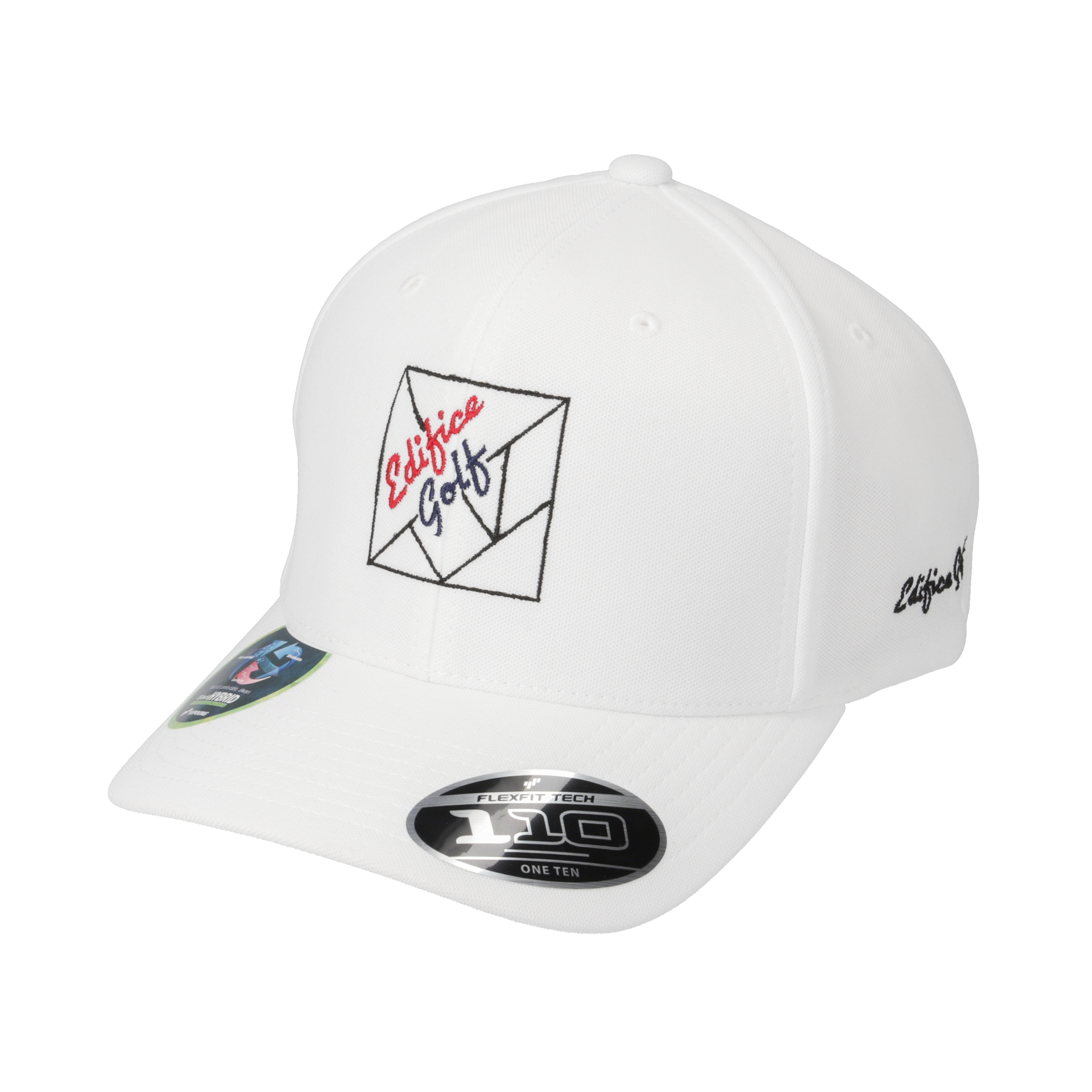 EDIFICE GOLF × TANGRAM FLEXFIT 110® CAP WHITE TGA-UCAP46