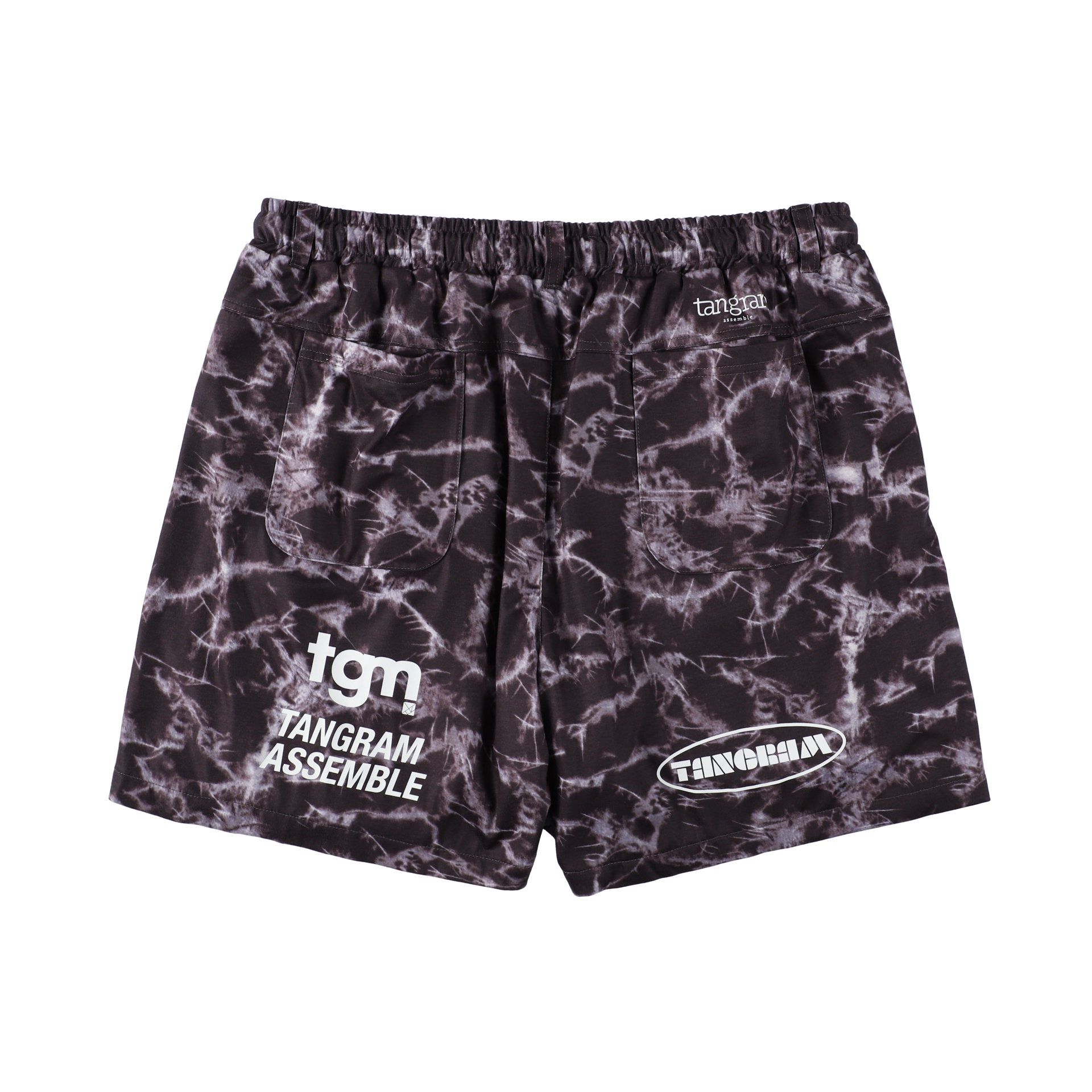 新品　salsation Unisex tie-dye shorts XLサイズ TIE-DYE TURF SHORTS BLACK TGS-MP44 – TANGRAM