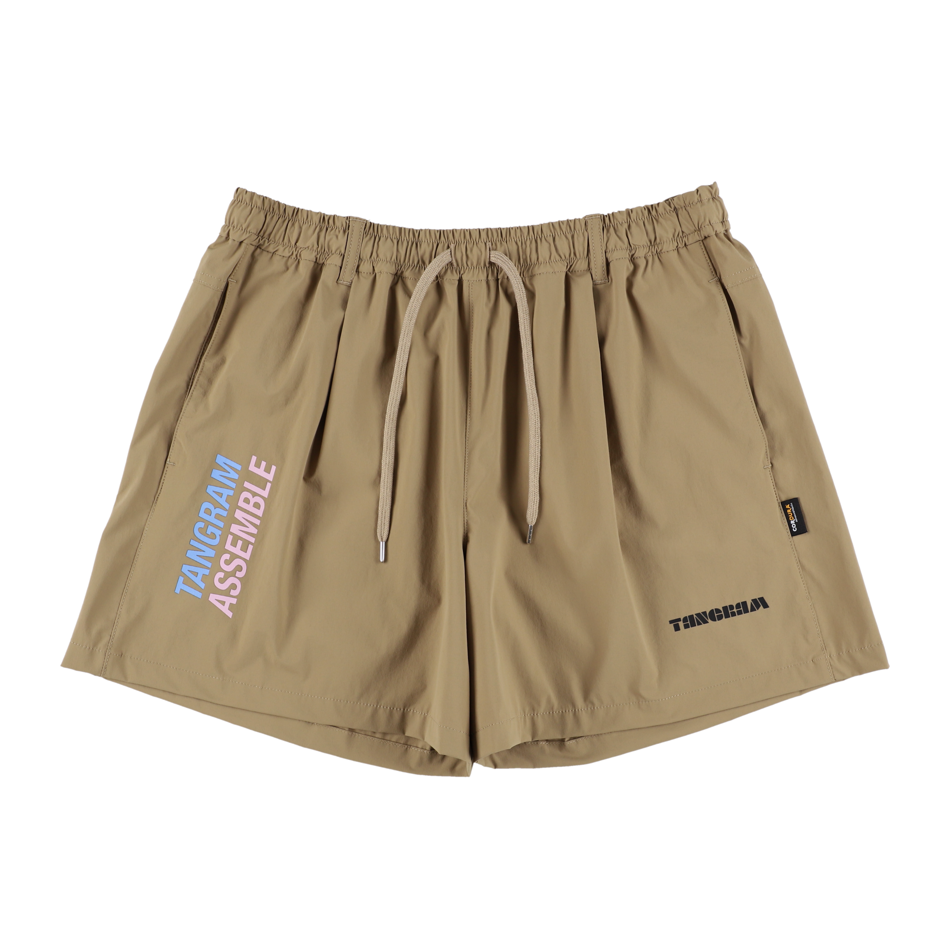 TANGRAM 4WAY ストレッチ TURF ショートパンツ　Mサイズ 4WAY STRETCH TURF SHORTS BEIGE TGS-MP48 – TANGRAM
