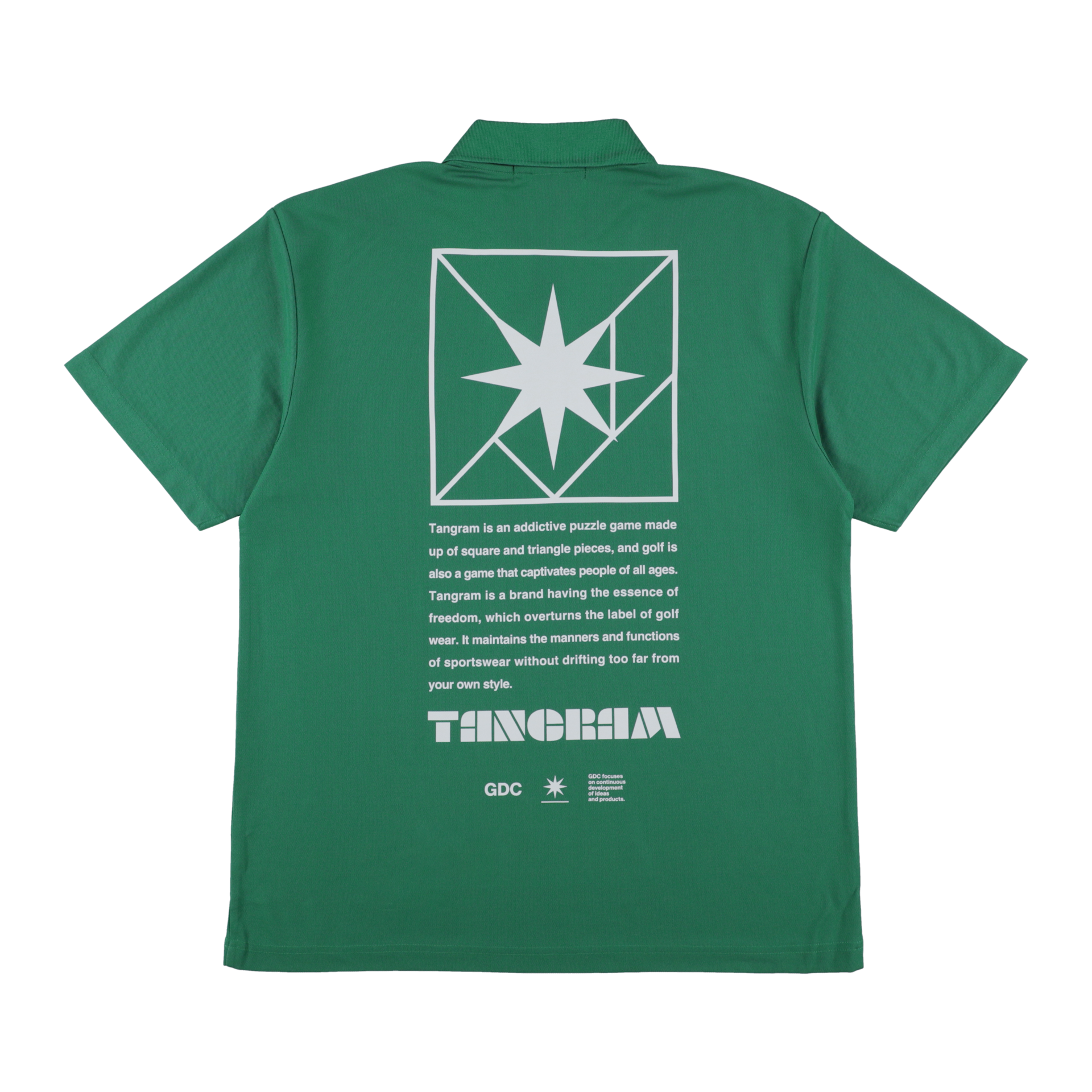 GDC×TANGRAM 5TH ANNIV. TURF STAR POLO SHIRTS GREEN TGS-MPL124