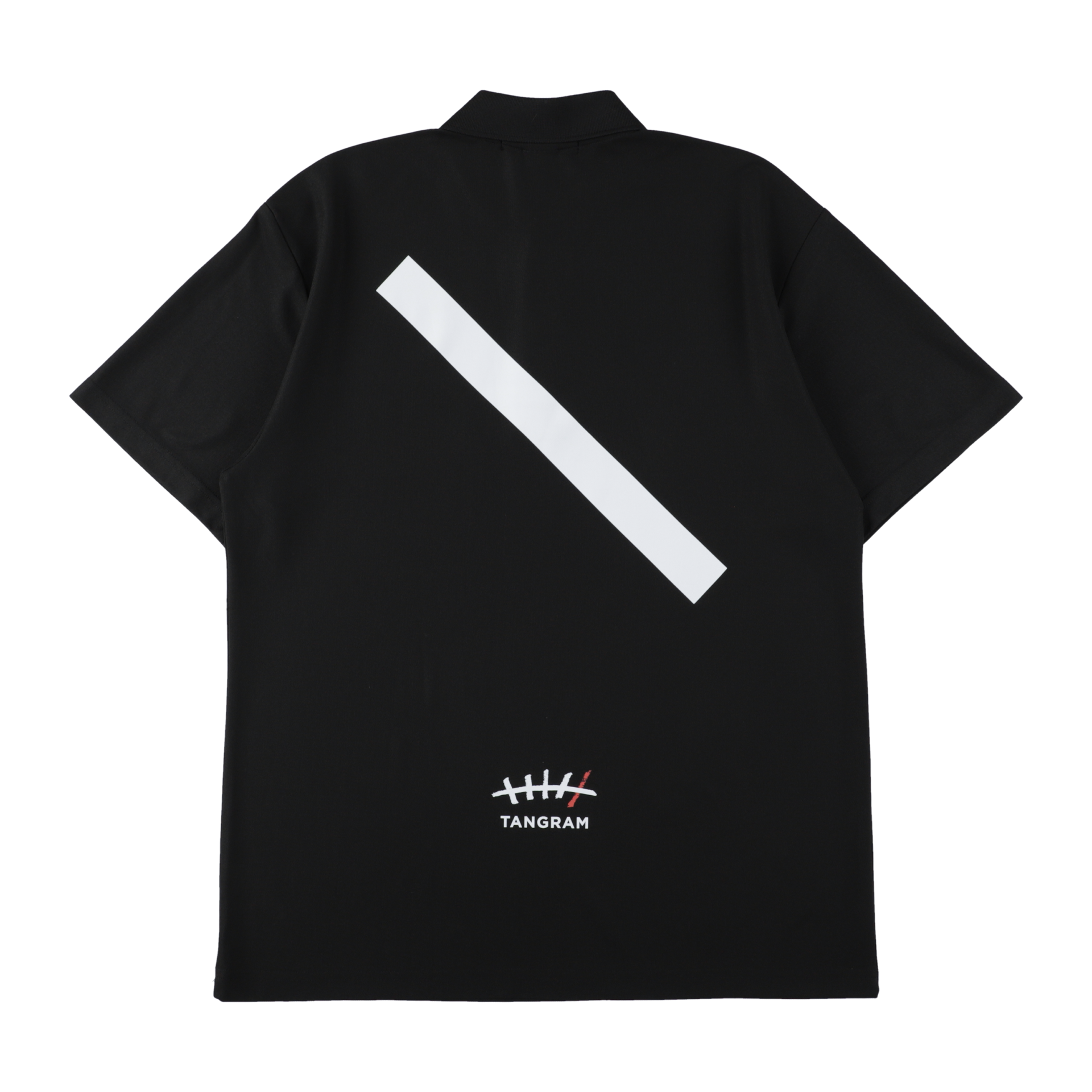 TANGRAMブラック ベスト Saturdays NYC × TANGRAM 5TH ANNIV. POLO SHIRTS BLACK TGS-MPL130