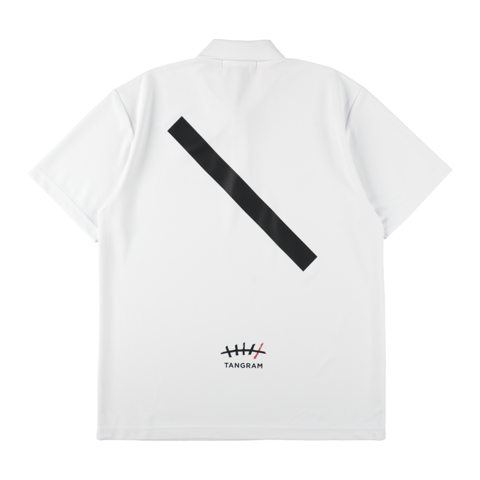 Saturdays NYC × TANGRAM 5TH ANNIV. POLO SHIRTS WHITE TGS-MPL130