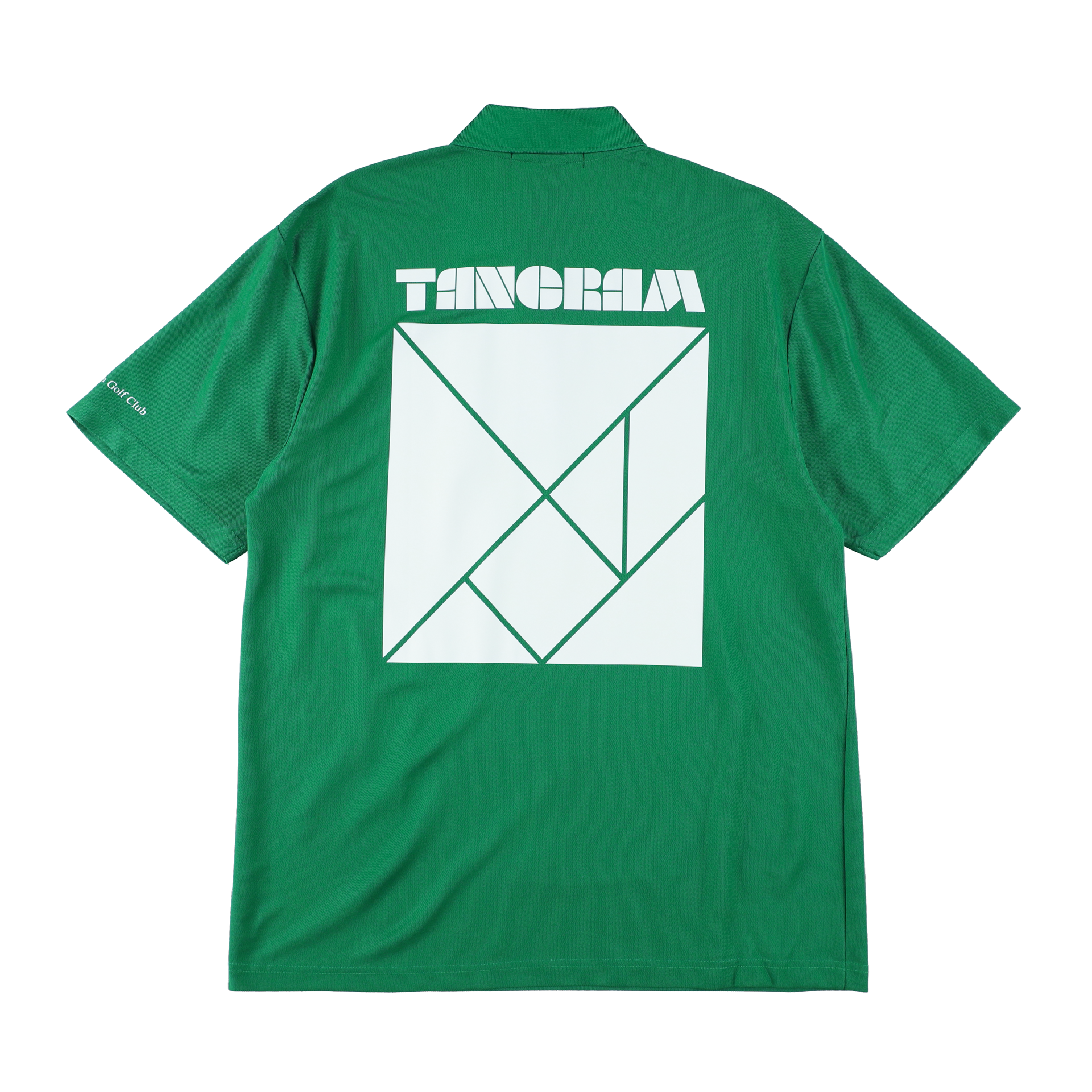 BASIC PUZZLE LOGO POLO SHIRTS GREEN TGS-MPL97 – TANGRAM