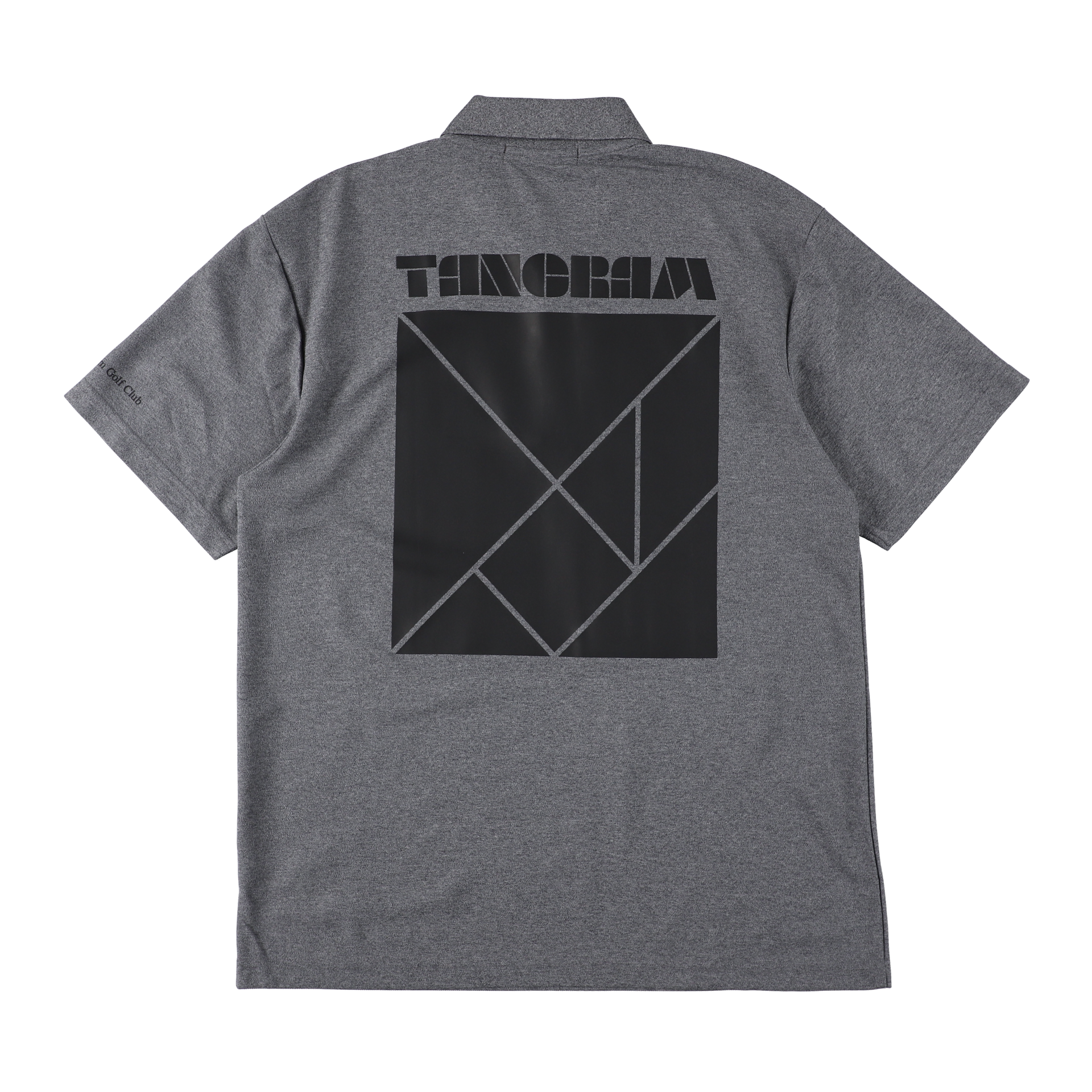 BASIC PUZZLE LOGO POLO SHIRTS HEATHER CHARCOAL TGS-MPL97 – TANGRAM