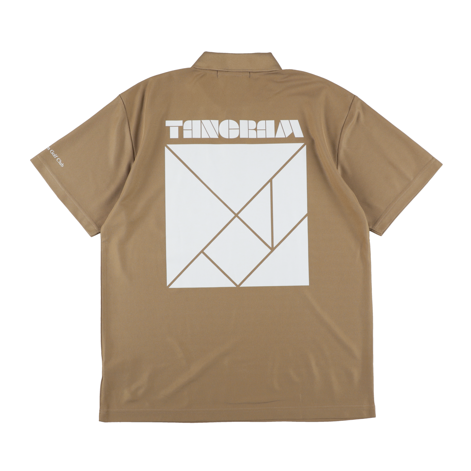 BASIC PUZZLE LOGO POLO SHIRTS KHAKI TGS-MPL97 – TANGRAM