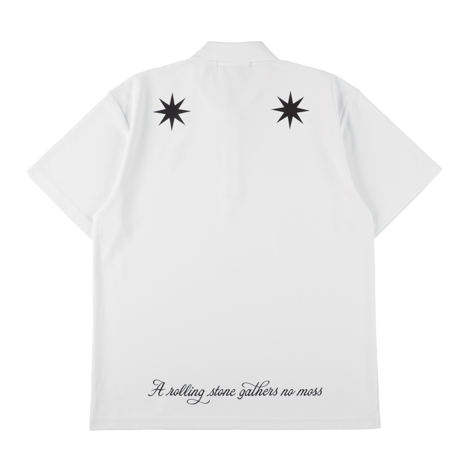 GDC×TANGRAM 5TH ANNIV. GDC STAR POLO SHIRTS WHITE TGS-MPLGDC02