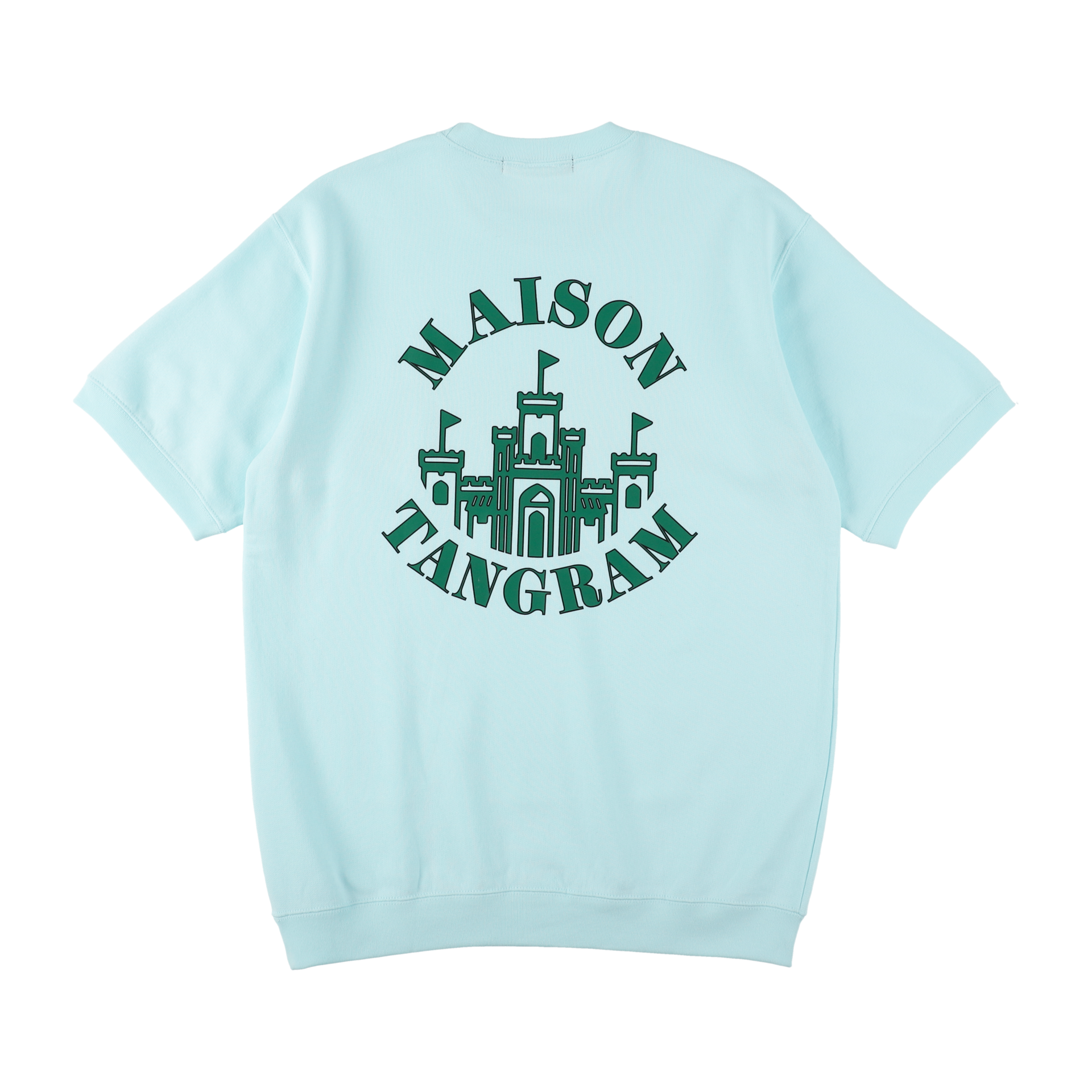 メンズウェア TANGRAM TLW LOGO HALF SLEEVE SWEAT CREW MAISON HALF SLEEVE SWEAT CREW MINT TGS-MT115 – TANGRAM