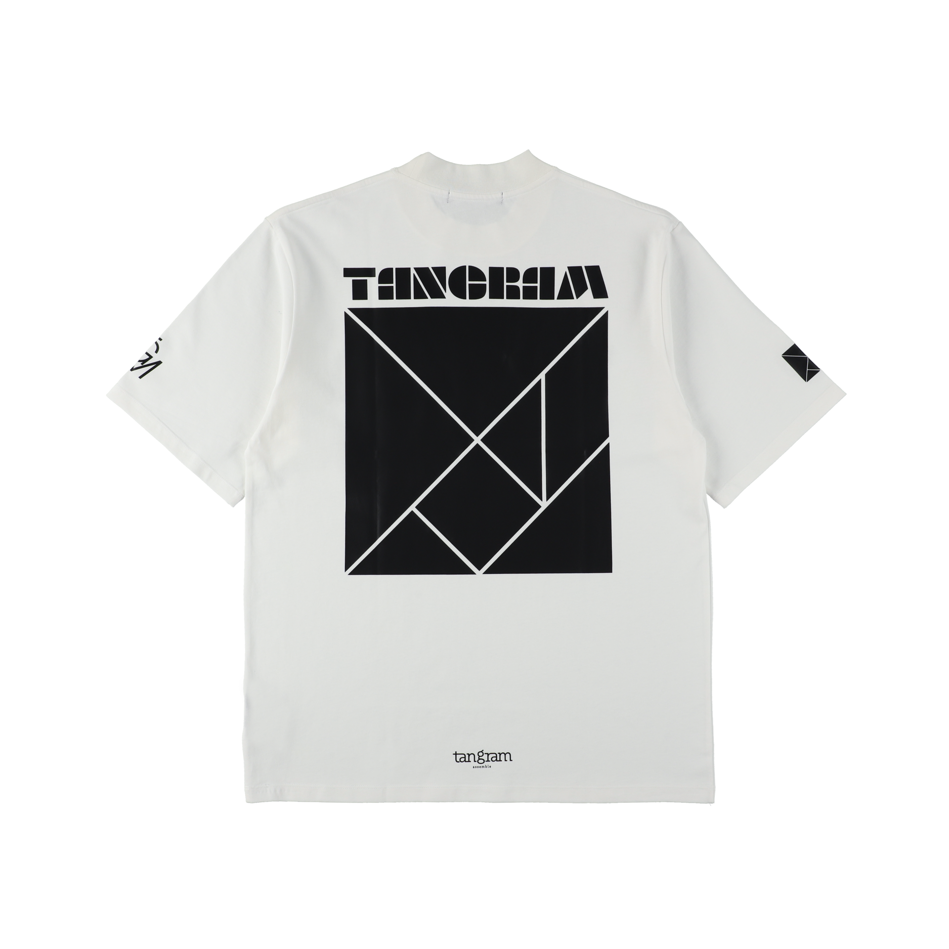 メンズウェア TANGRAM / BIG LOGO SHORT MOCK NECK PUZZLE LOGO SHORT MOCK NECK GREEN TGS-MT111 – TANGRAM