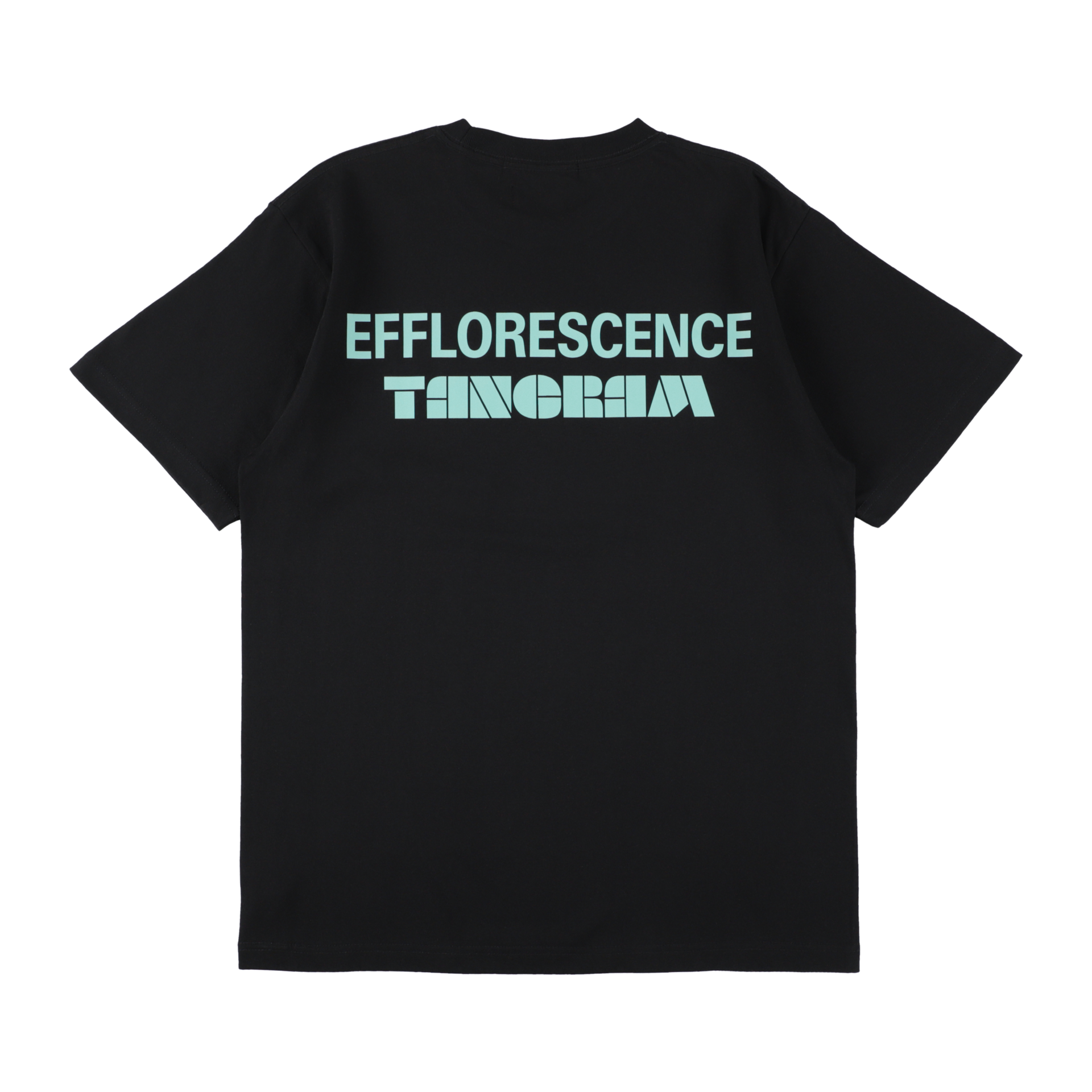 EFFLORESCENCE × TANGRAM 6.2oz. DAILY TEE BLACK TGS-MT185