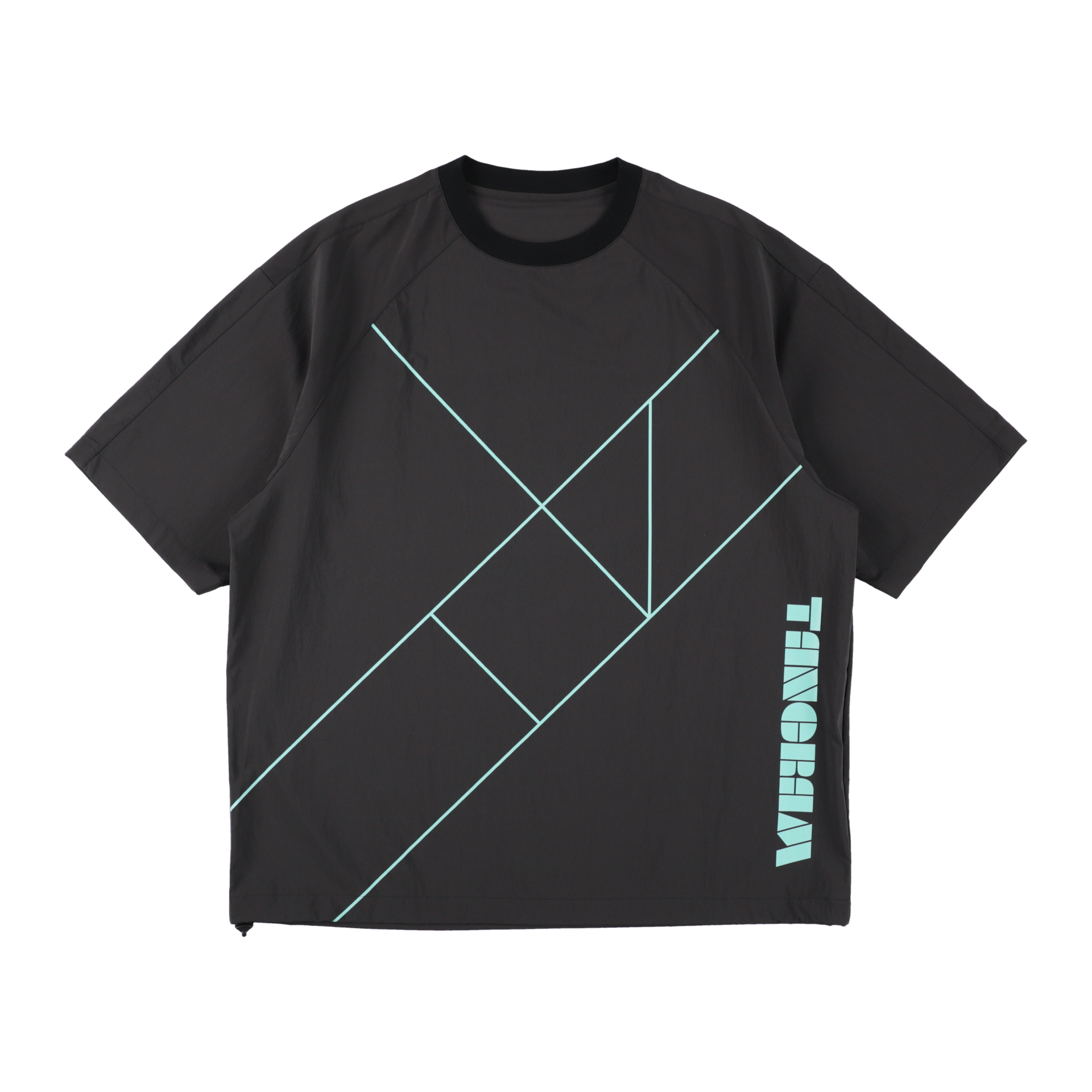 EFFLORESCENCE × TANGRAM NYLON STRETCH PISTE BLACK TGS-MT187