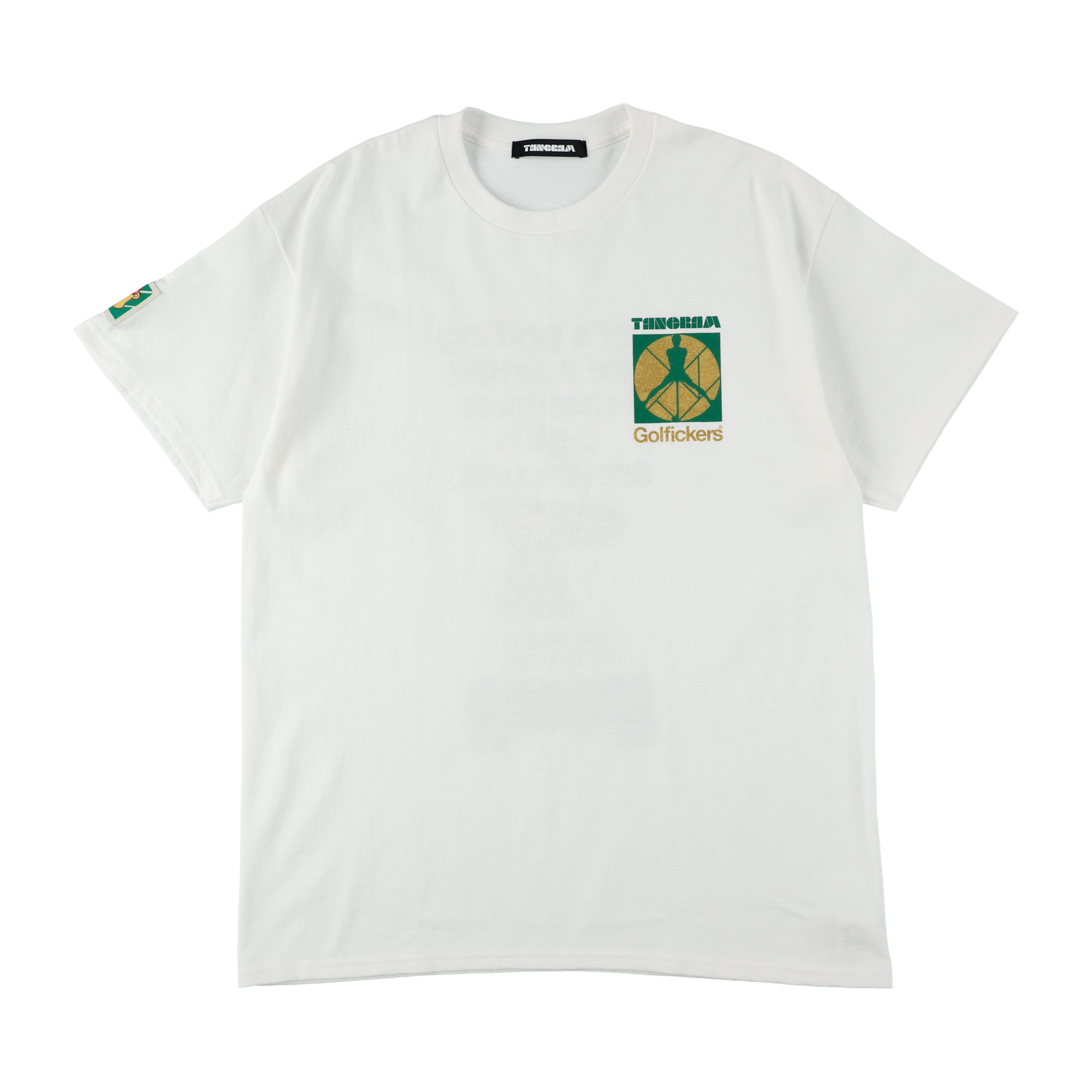 TANGRAM GOLF スウェットTシャツ XLサイズ GOLFICKERS × TANGRAM TEE WHITE TGS-MT94