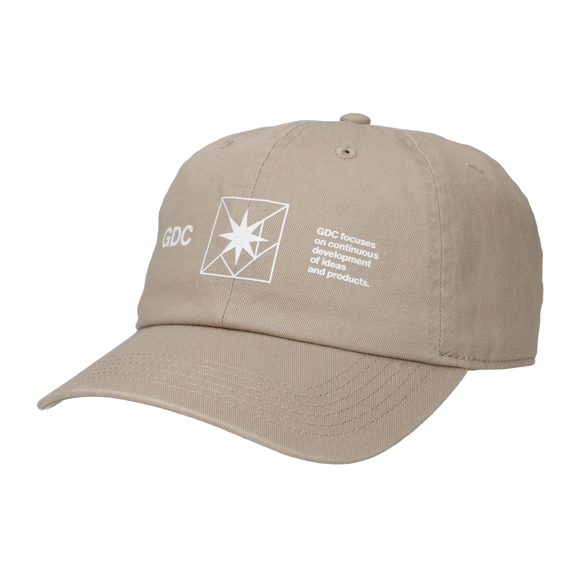 GDC×TANGRAM 5TH ANNIV. TURF STAR TWILL CAP KHAKI TGS-UCAP44
