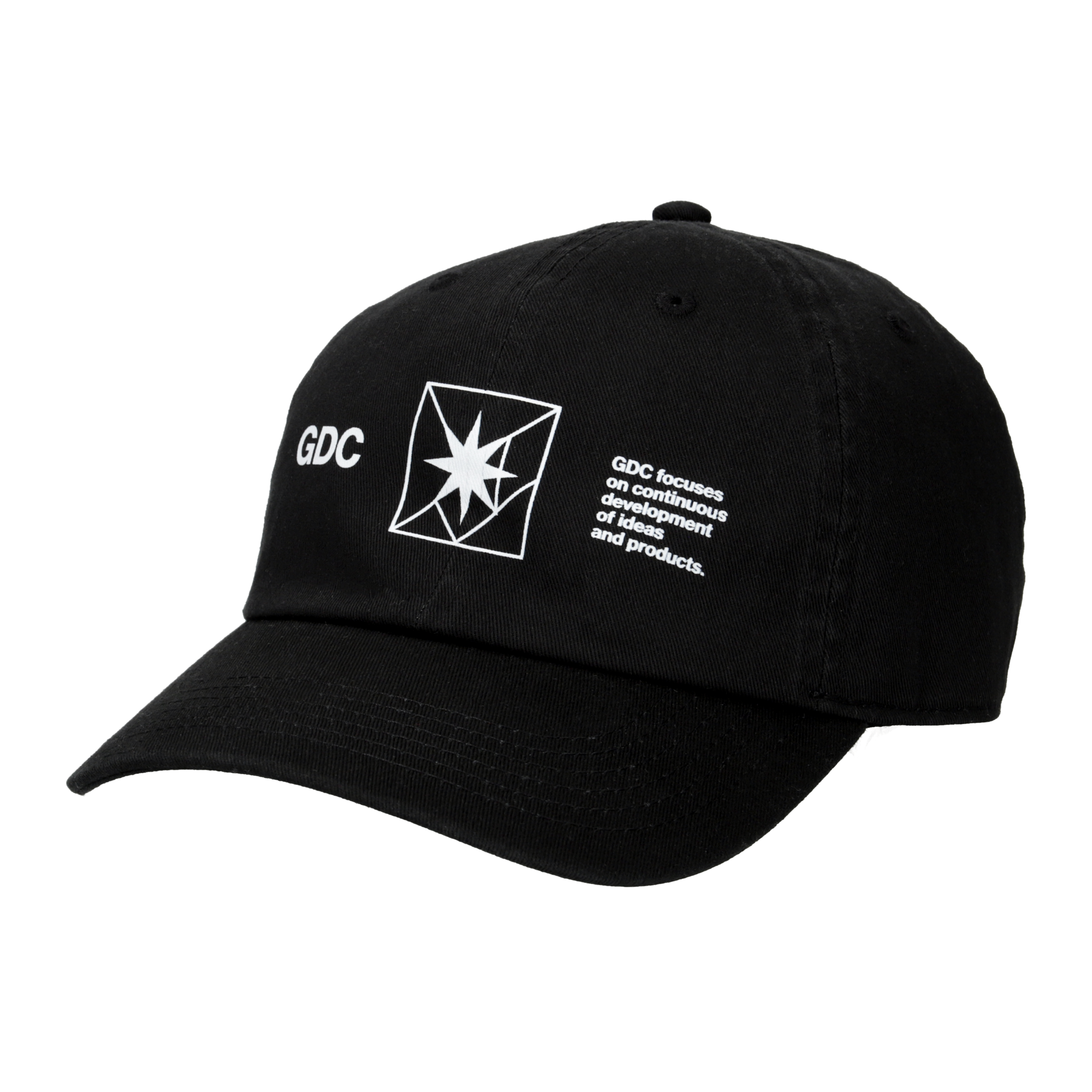 GDC×TANGRAM 5TH ANNIV. TURF STAR TWILL CAP BLACK TGS-UCAP44