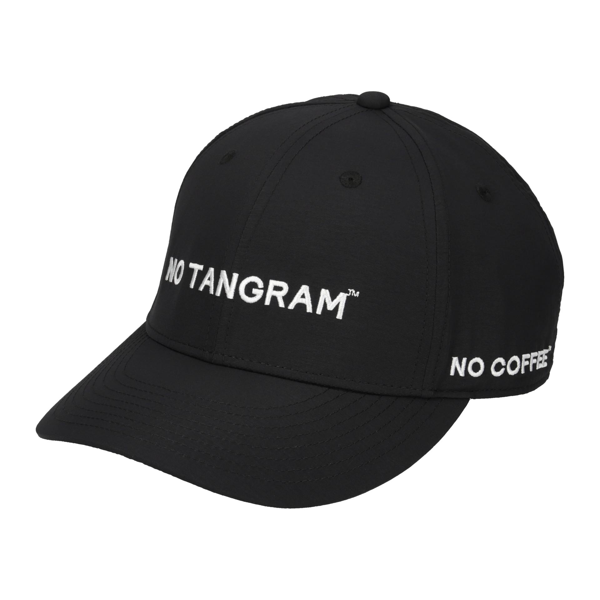 NO COFFEE×TANGRAM CAP BLACK TGS-UCAPNC01