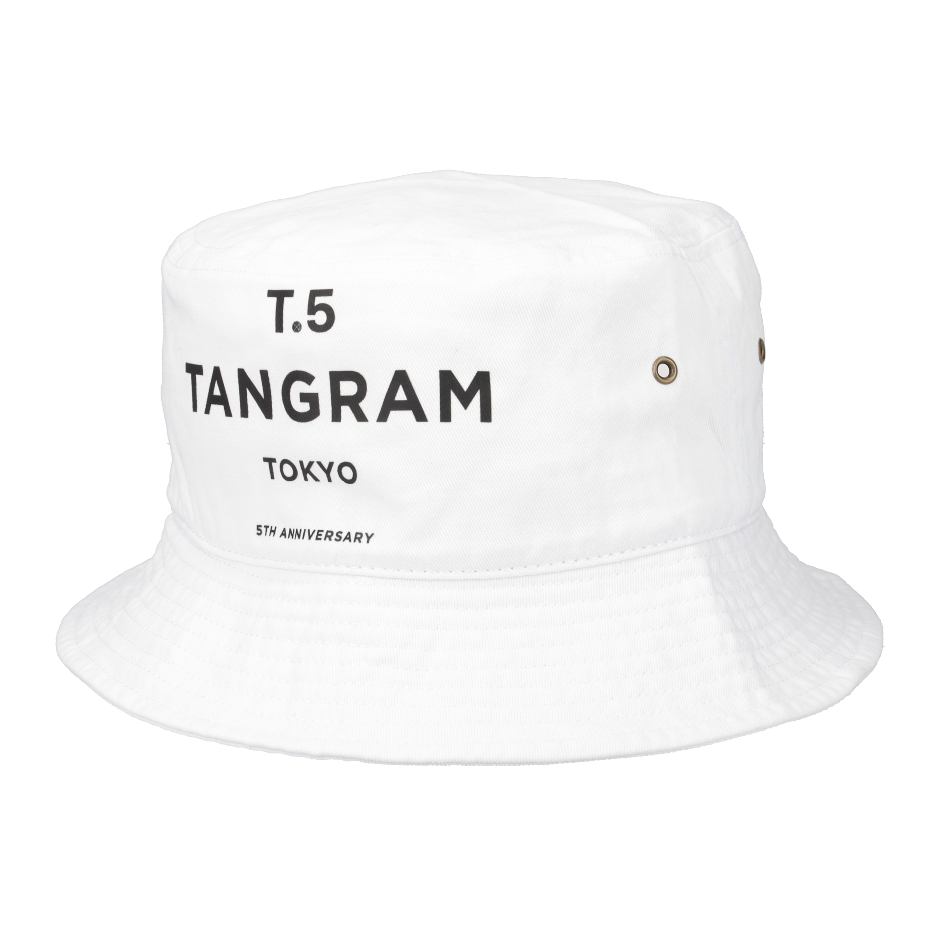 GDC×TANGRAM 5TH ANNIV. T.5 TOKYO BUCKET HAT WHITE TGS-UHAT48