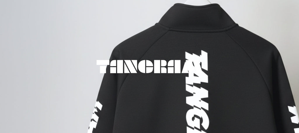 TANGRAM クルーネックト　抽選販売品　M ブラック PUZZLE LOGO AIR MOCKNECK TEE BLACK TGS-MT156 – TANGRAM