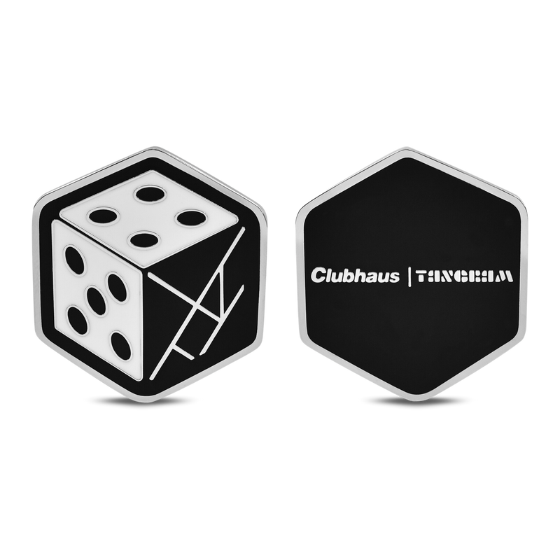 CLUBHAUS × TANGRAM DICE MARKER SET WHITE×BLACK TGA-G80 CLUBHAUS × TANGRAM DICE MARKER SET WHITE×BLACK TGA-G80