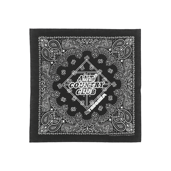 ANTi COUNTRY CLUB × TANGRAM BANDANA BLACK ACC_TG-GO01