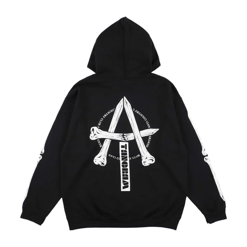 ANTi COUNTRY CLUB × TANGRAM SWEAT HOODIE BLACK ACC_TG-SW02