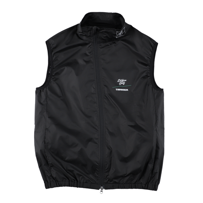 CLUBHAUS × TANGRAM INSULATED VEST 中綿 EDIFICE GOLF × TANGRAM × FZN・空調風神服® FAN VEST BLACK TGS-MV07