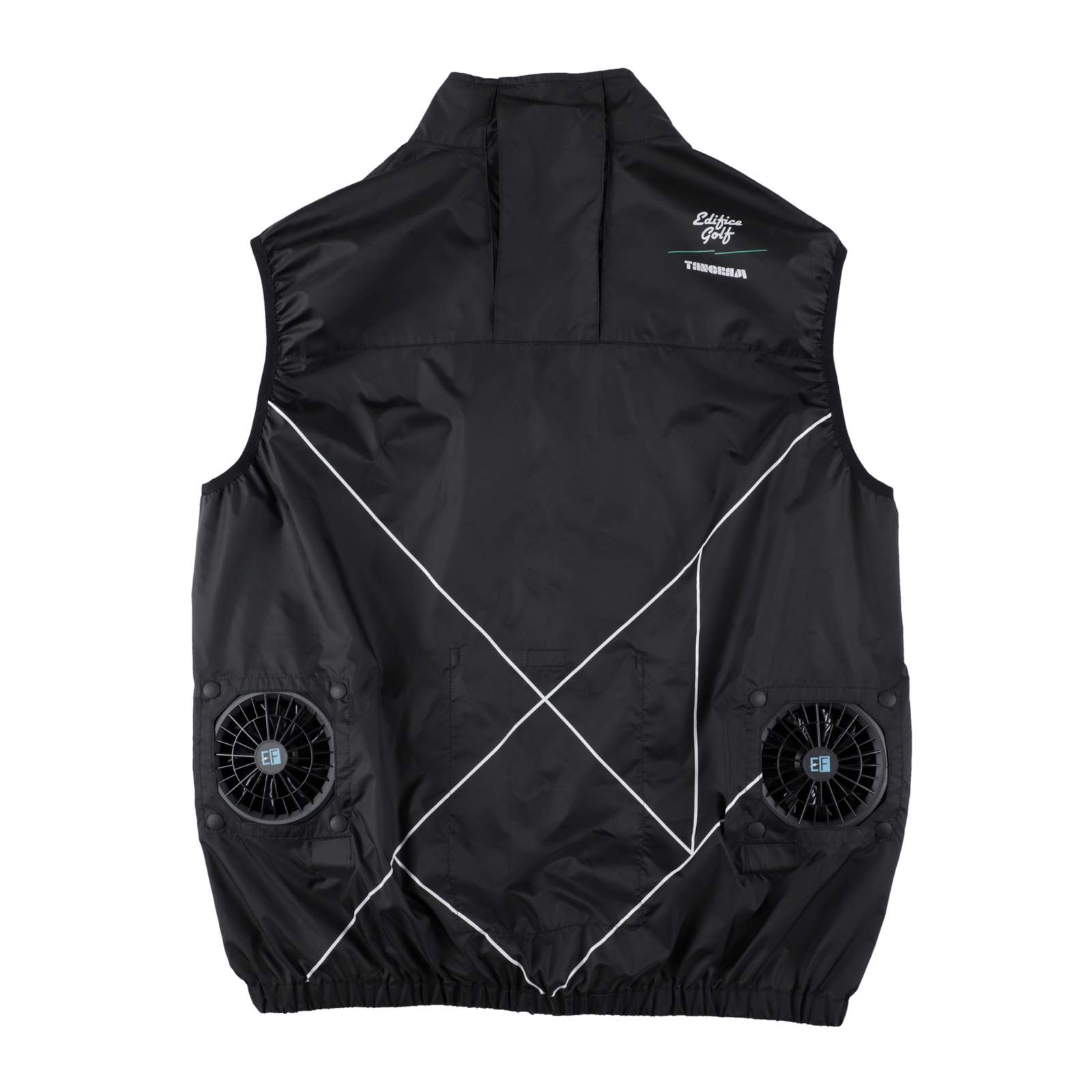 EDIFICE GOLF × TANGRAM × FZN・空調風神服® FAN VEST BLACK TGS-MV07