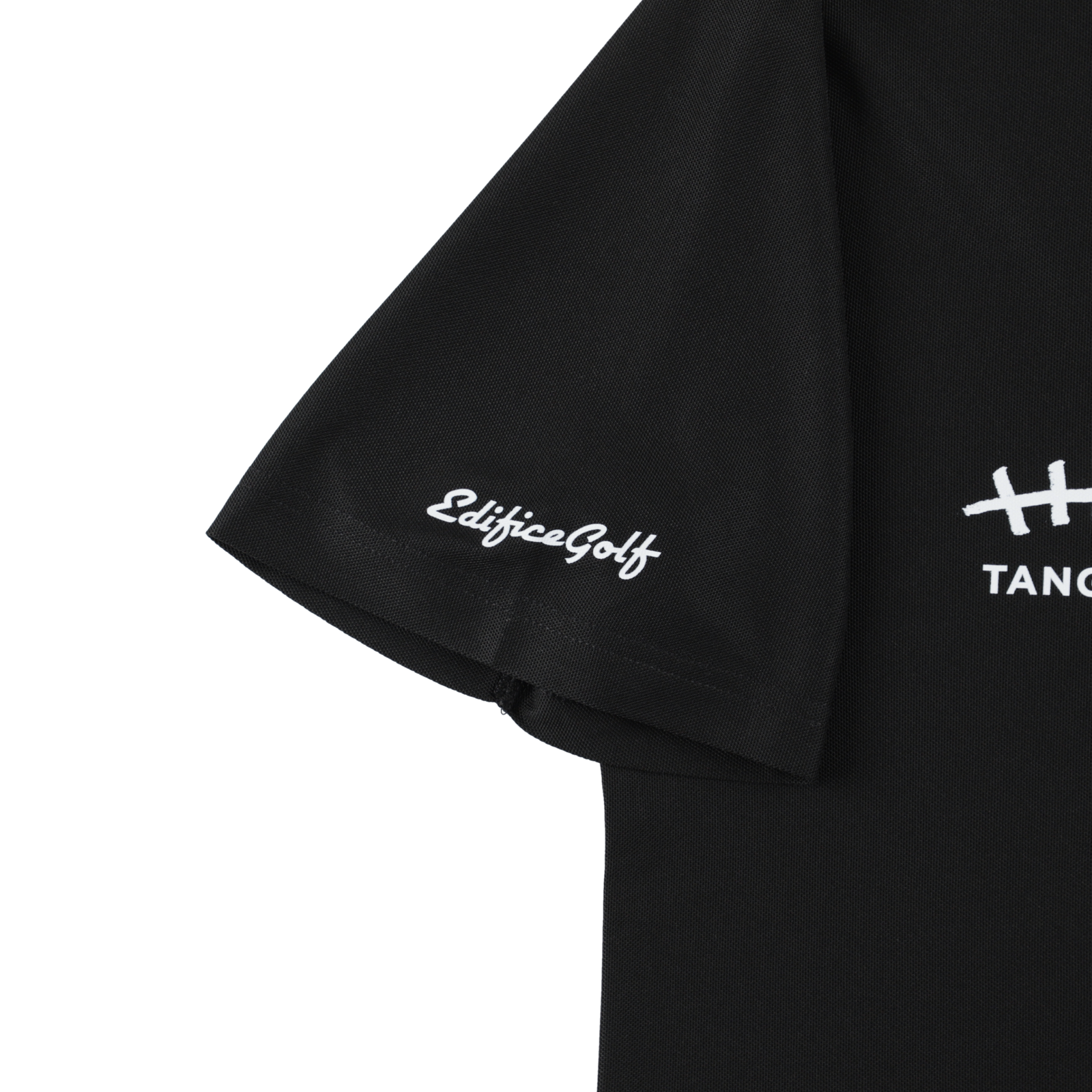 EDIFICE GOLF × TANGRAM 5TH ANNIV. POLO SHIRTS BLACK TGS-MPL129