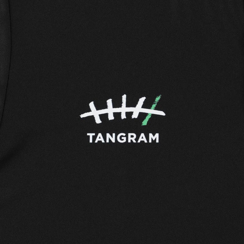 EDIFICE GOLF × TANGRAM 5TH ANNIV. POLO SHIRTS BLACK TGS-MPL129