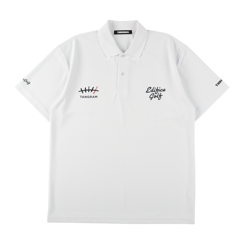 EDIFICE GOLF × TANGRAM 5TH ANNIV. POLO SHIRTS WHITE TGS-MPL129