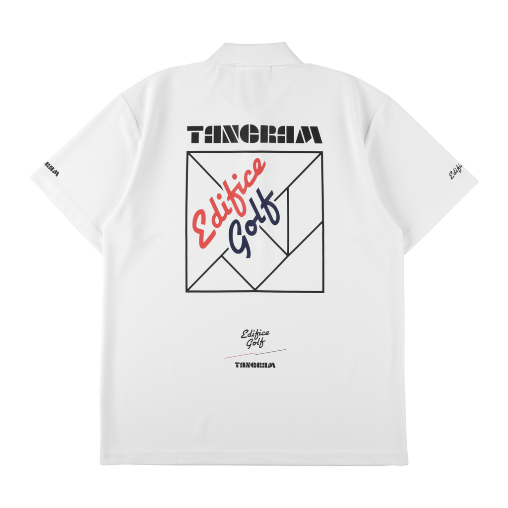 EDIFICE GOLF × TANGRAM 5TH ANNIV. POLO SHIRTS WHITE TGS-MPL129