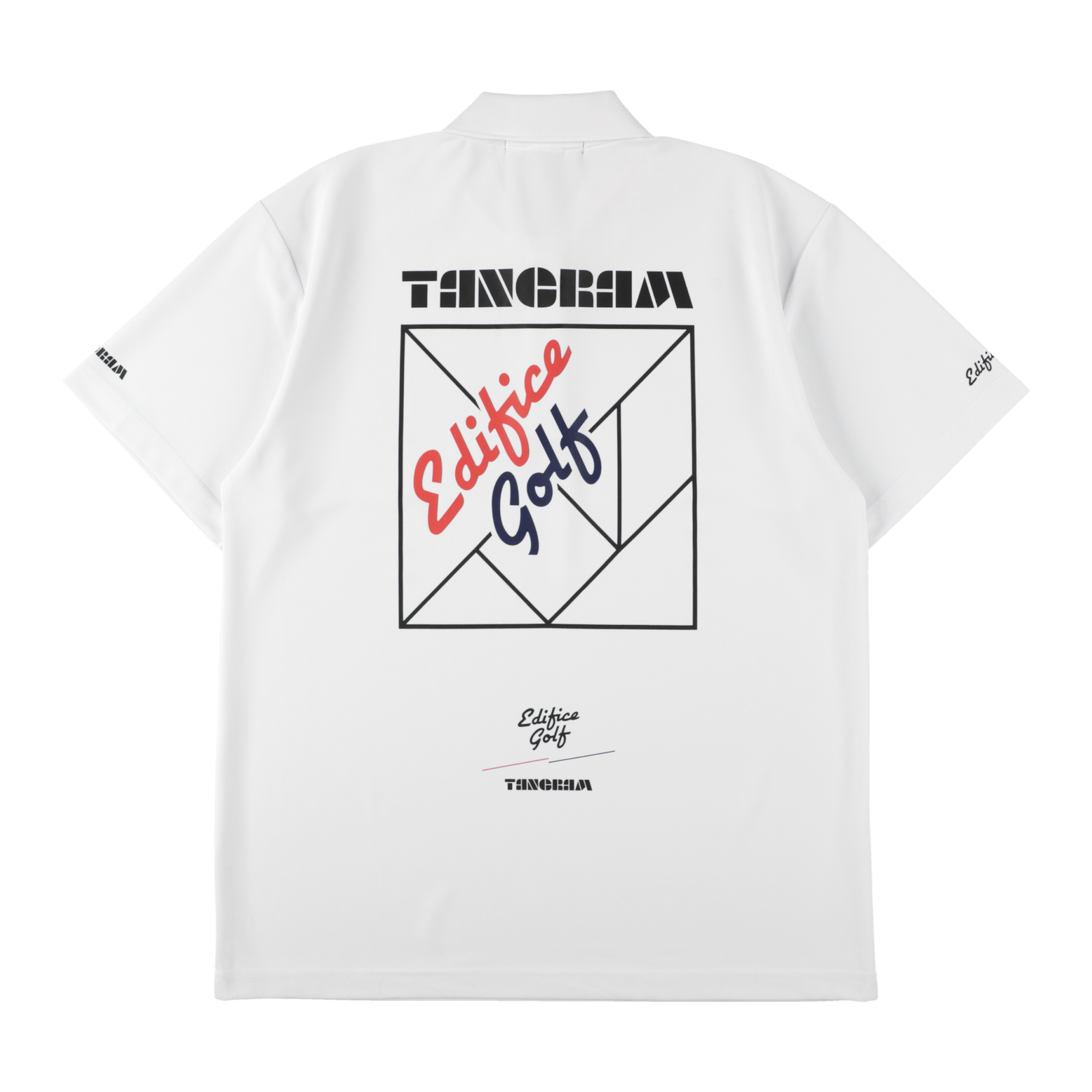 EDIFICE GOLF × TANGRAM 5TH ANNIV. POLO SHIRTS WHITE TGS-MPL129