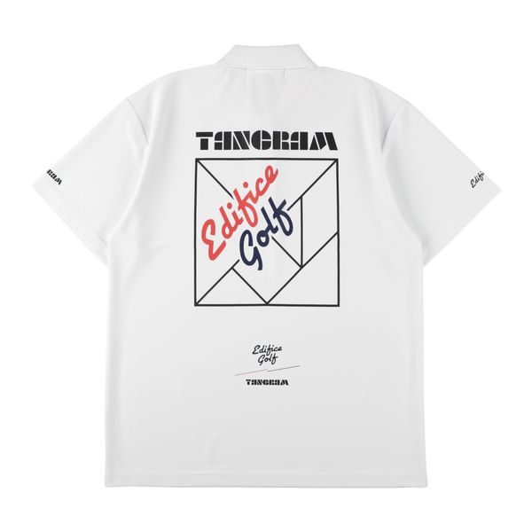 EDIFICE GOLF × TANGRAM 5TH ANNIV. POLO SHIRTS WHITE TGS-MPL129 EDIFICE GOLF × TANGRAM 5TH ANNIV. POLO SHIRTS WHITE TGS-MPL129