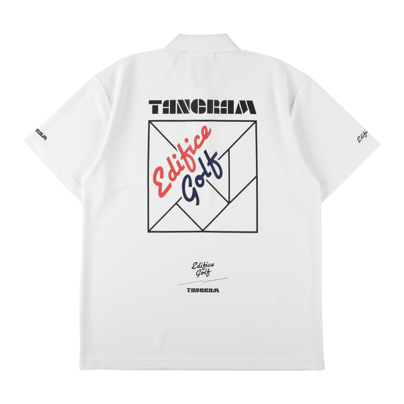 EDIFICE GOLF × TANGRAM 5TH ANNIV. POLO SHIRTS WHITE TGS-MPL129