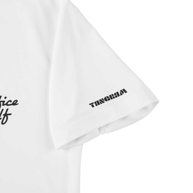 EDIFICE GOLF × TANGRAM 5TH ANNIV. POLO SHIRTS WHITE TGS-MPL129