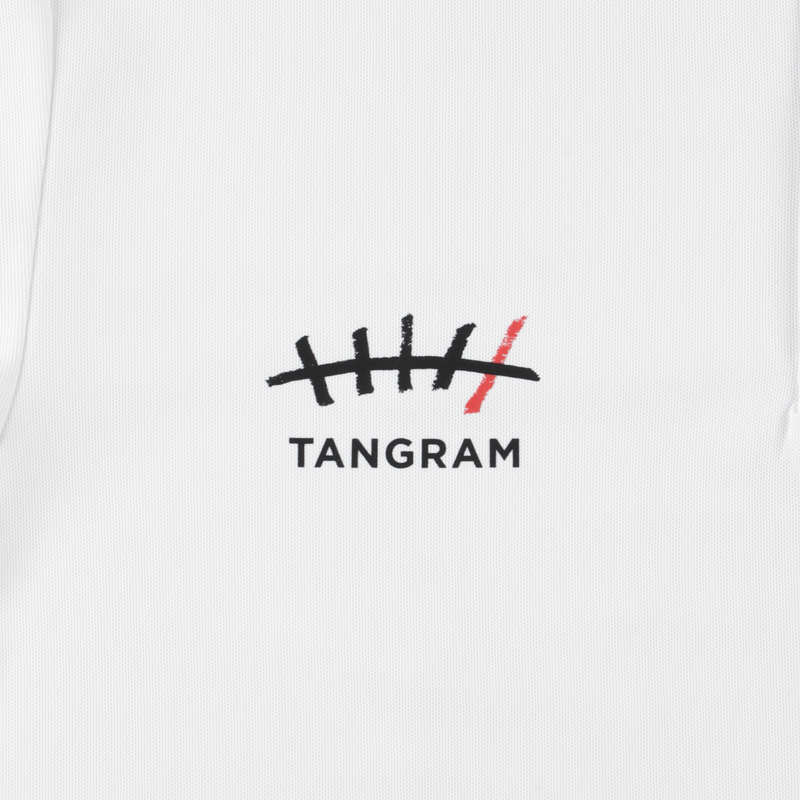 EDIFICE GOLF × TANGRAM 5TH ANNIV. POLO SHIRTS WHITE TGS-MPL129