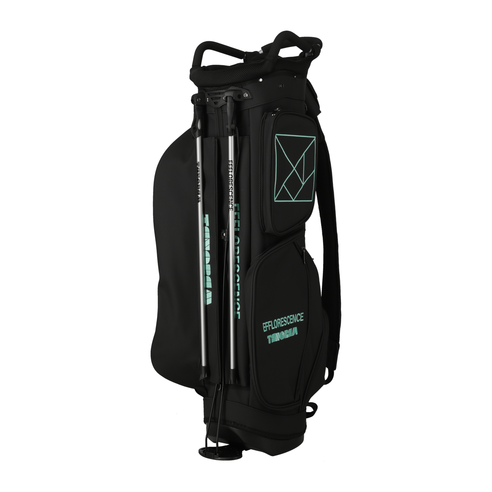 EFFLORESCENCE × TANGRAM CADDY BAG BLACK TGS-G96