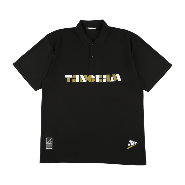 KBC AUGASTA × TANGRAM 50th LIMITED POLO SHIRTS BLACK TGS-MPL48
