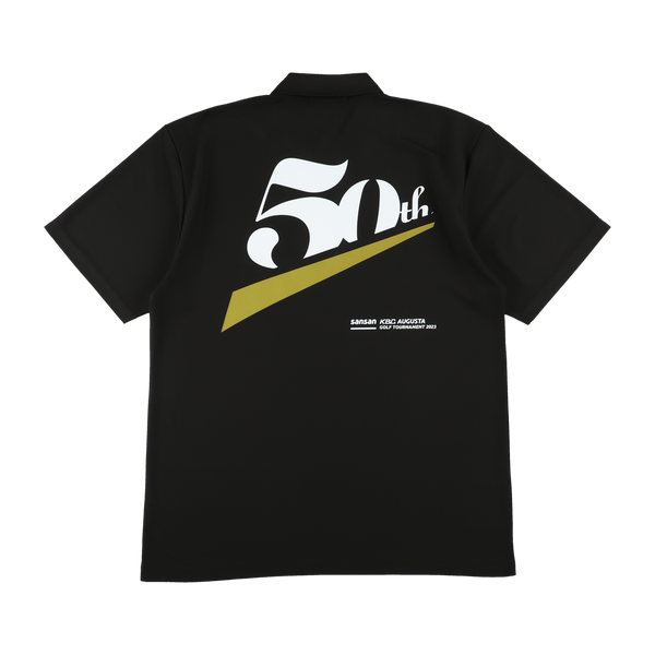 KBC AUGASTA × TANGRAM 50th LIMITED POLO SHIRTS BLACK TGS-MPL48
