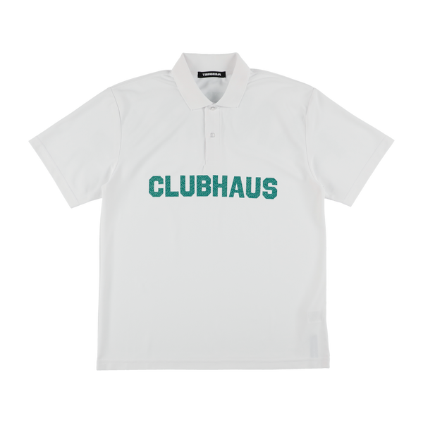 CLUBHAUS × TANGRAM ARCH HEDGEHOG POLO SHIRTS WHITE TGS-MPL41