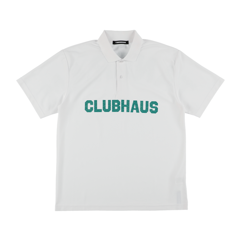 CLUBHAUS × TANGRAM ARCH HEDGEHOG POLO SHIRTS WHITE TGS-MPL41 CLUBHAUS × TANGRAM ARCH HEDGEHOG POLO SHIRTS WHITE TGS-MPL41
