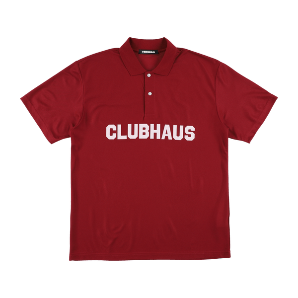 CLUBHAUS × TANGRAM ARCH HEDGEHOG POLO SHIRTS BURGUNDY TGS-MPL41