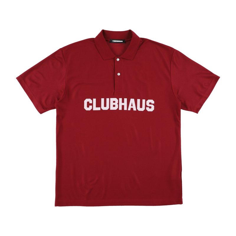 CLUBHAUS × TANGRAM ARCH HEDGEHOG POLO SHIRTS BURGUNDY TGS-MPL41 CLUBHAUS × TANGRAM ARCH HEDGEHOG POLO SHIRTS BURGUNDY TGS-MPL41
